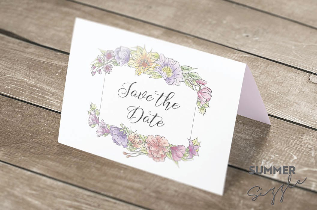 夏日鲜艳色彩水彩花卉设计素材库精选PNG素材包 Summer Sizzle: Watercolor and Ink Collection插图(2)