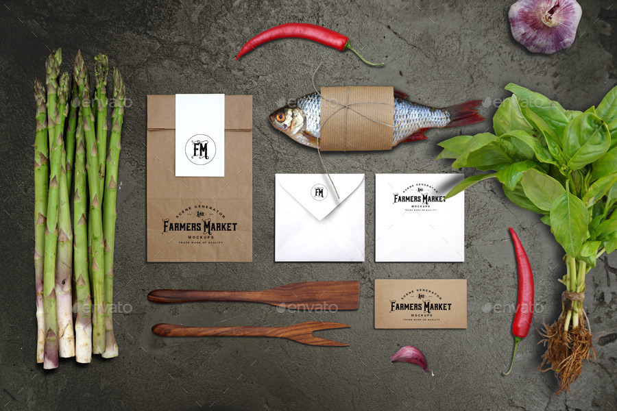 Farmers Market Scene Generator农贸市场场景生成器 1.56 GB[psd]插图(10)