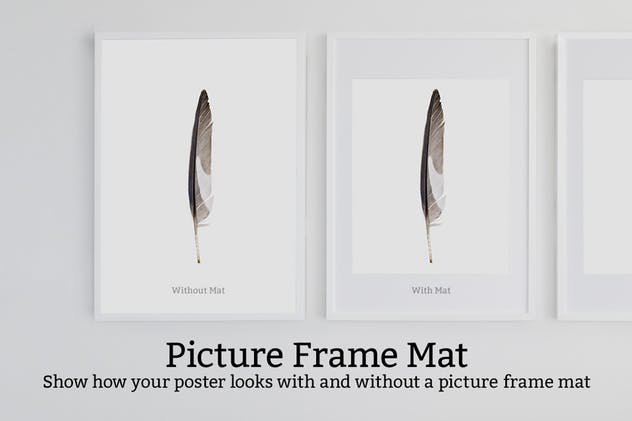 15张家居装饰相框画框样机套装 15 Poster Set Mockups插图(3)