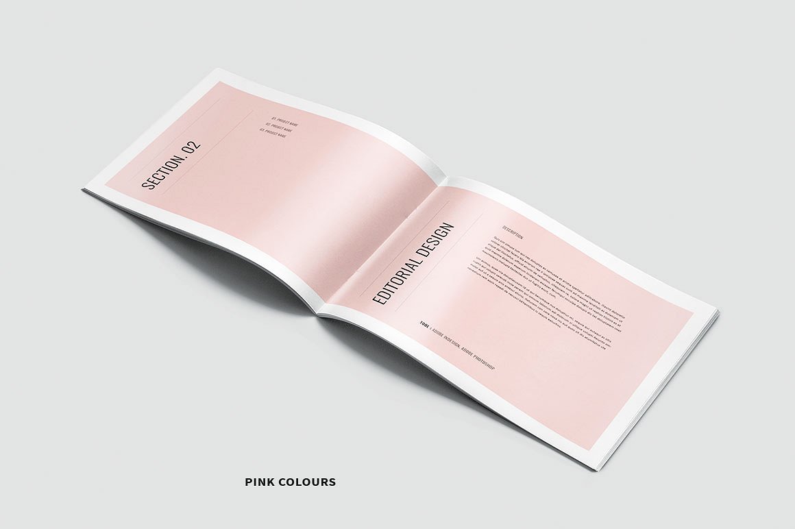 简约而专业的图形设计师产品组合杂志模板插图(7)