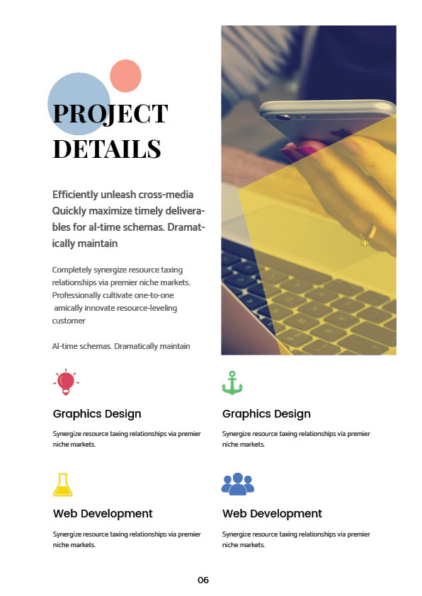 时尚简约多用途的公司业务手册画册楼书杂志设计模板（indd）插图(8)