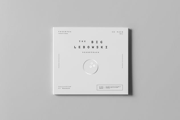 音乐CD盒子外观设计样机 CD Pack Mock-up插图(9)