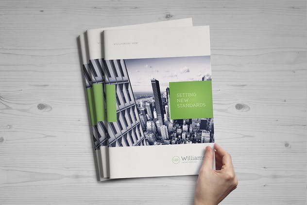 A4尺寸规格宣传册/目录封面设计样机素材库精选模板 A4 Brochure / Catalog Mock-Up插图(1)