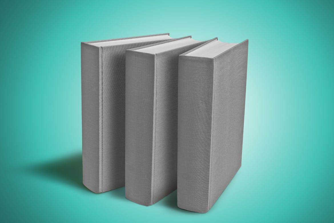 立放式精装硬封图书外观设计效果图样机素材库精选 Hardcover_Book_Mockup插图(5)