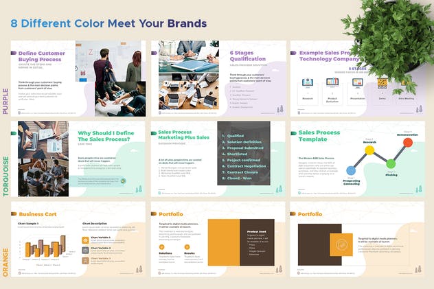 B2B营销和销售业务PPT设计模板 B2B Marketing and Sales Powerpoint插图(3)