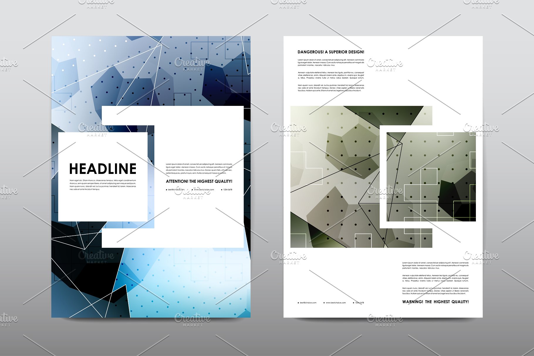 极力推荐：50+企业商业介绍宣传小册子模板 50+ Business Brochures Bundle插图(36)