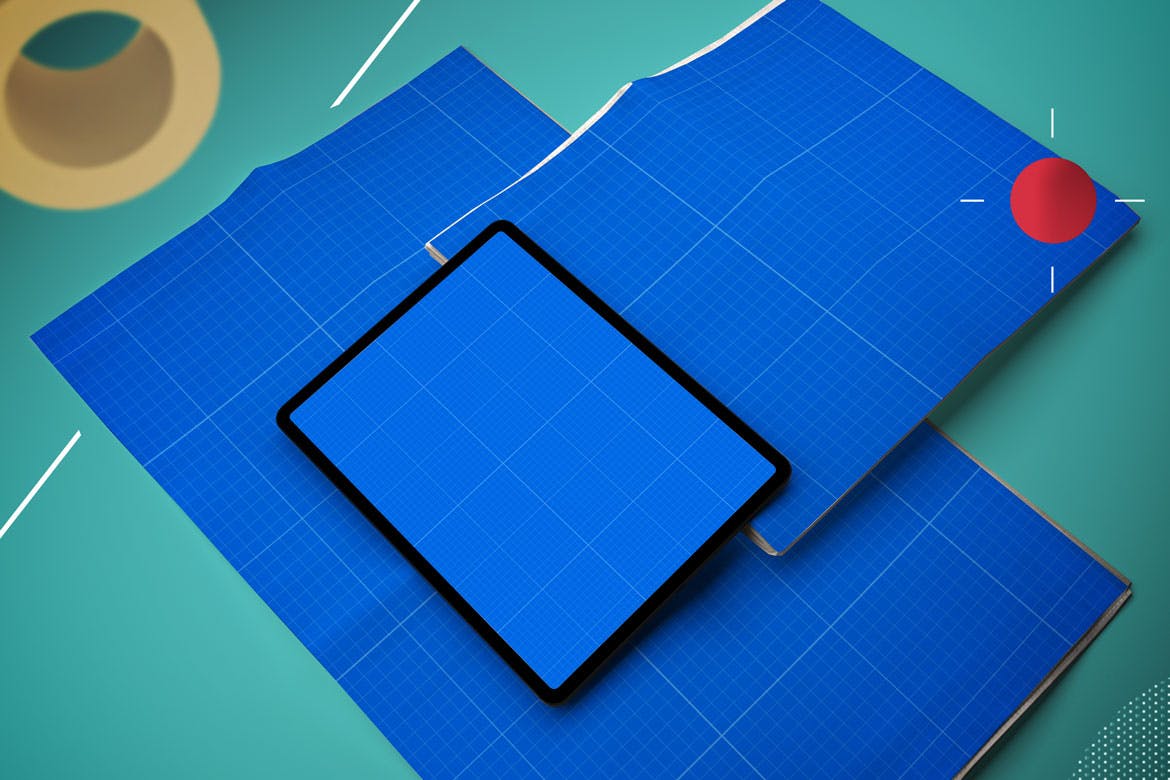 抽象设计风格报纸资讯类APP应用UI设计效果图素材库精选样机 Abstract Newspaper App MockUp插图(11)