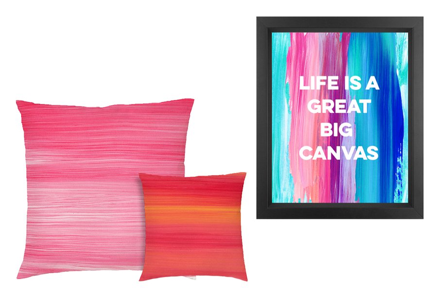 油画条纹背景纹理 Mega Paint Streak Texture Pack插图(2)