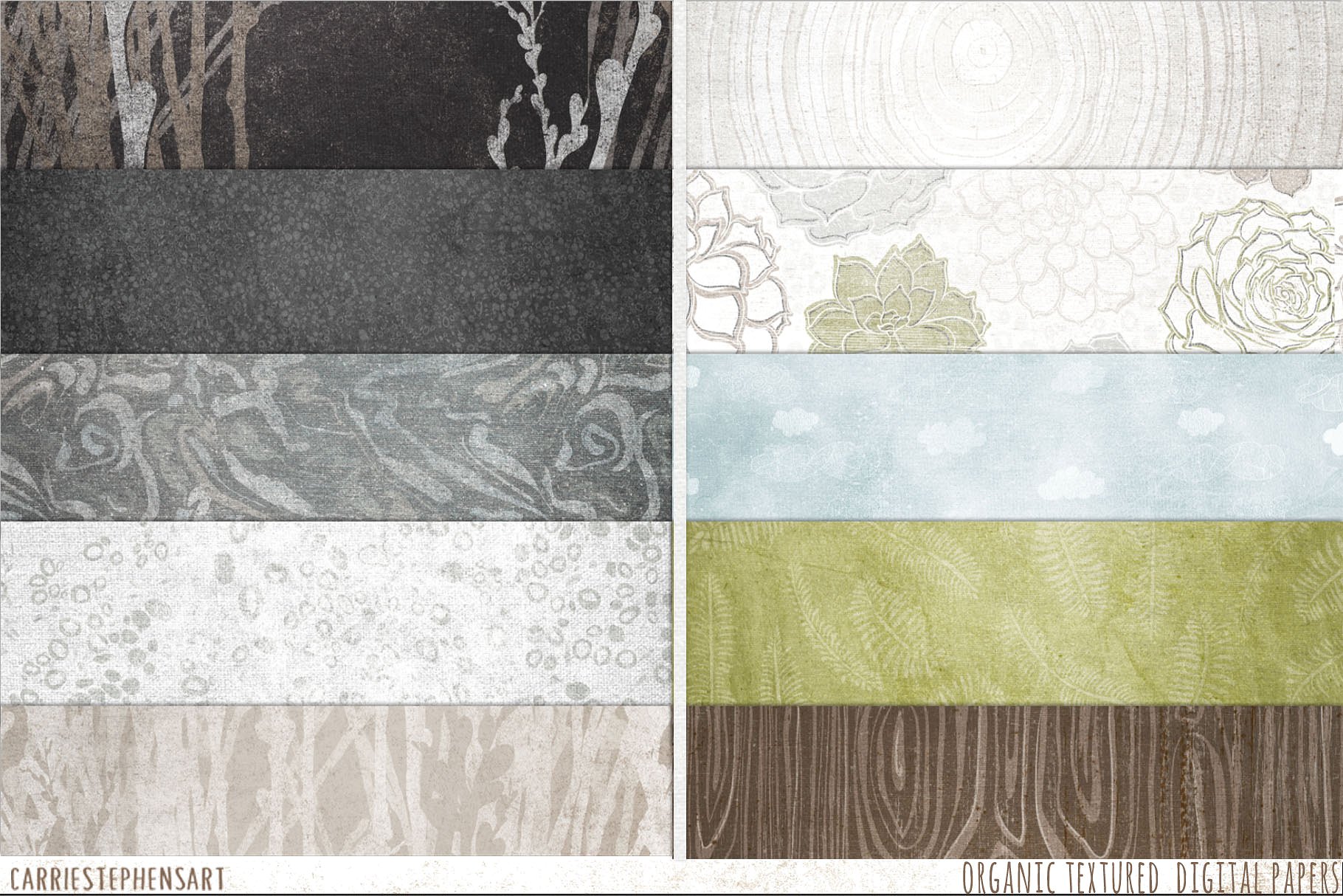 纯天然有机纹理背景 Natural Organic Textured Backgrounds插图(1)