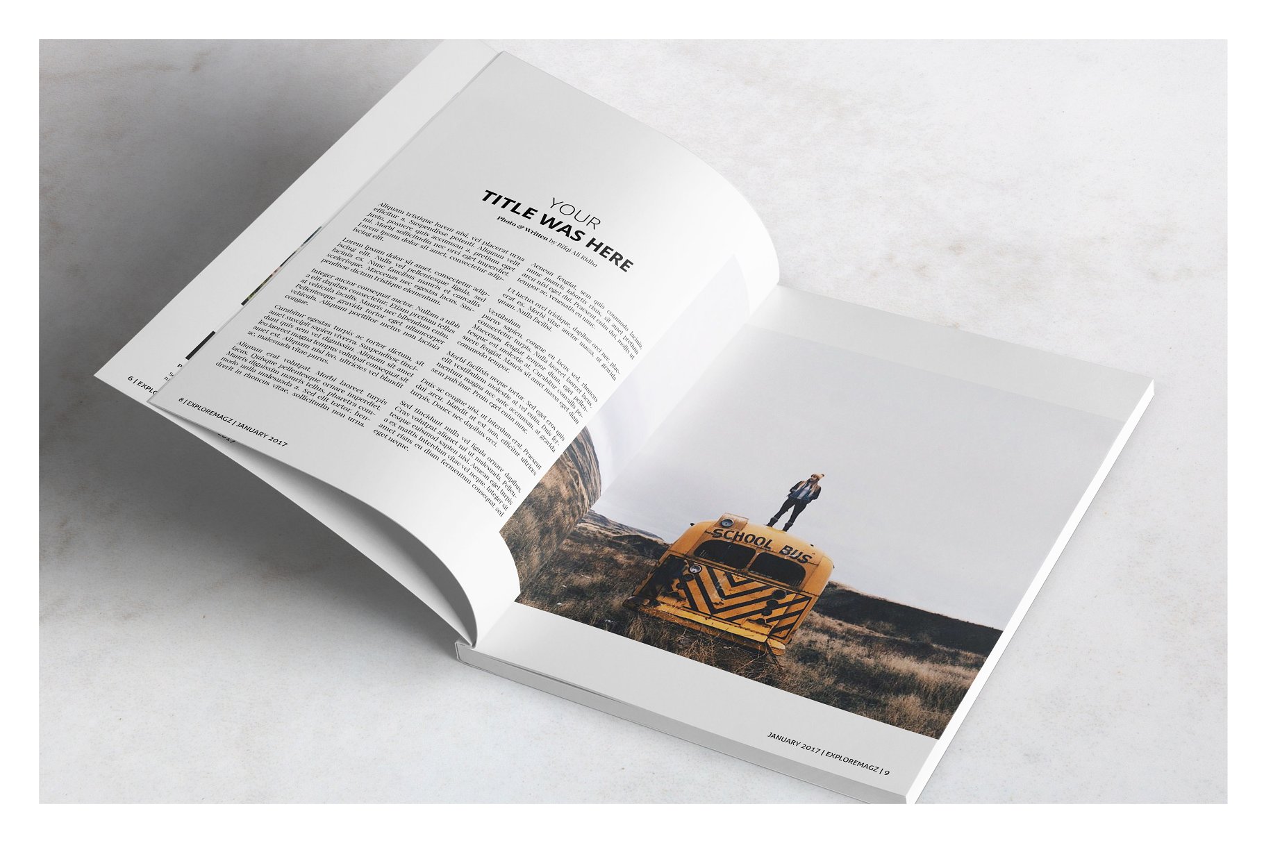 旅行主题杂志模板 Exploremagz Magazine插图(2)