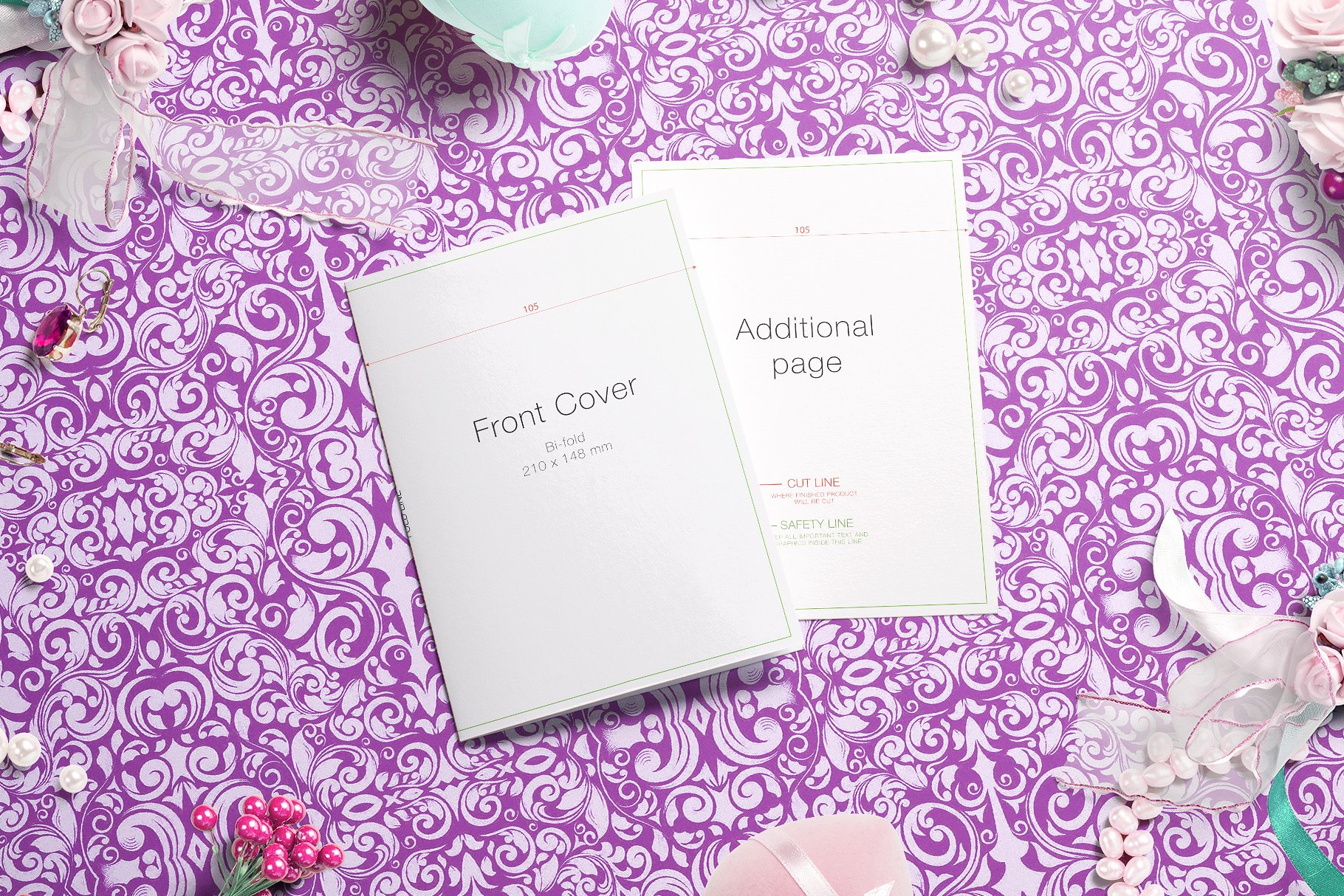 婚礼邀请卡样机模板[1.8GB] Wedding Greeting Cards mockups v.2插图(4)