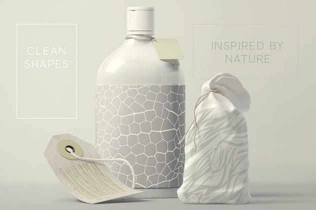 包装印刷品有机印花图案设计素材 Organic Patterns – 2 color palettes插图(2)