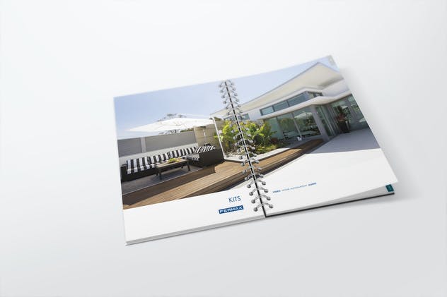 活页装订记事本/目录册样机 Spiral Bound Book / Catalogue Mockups 2插图(5)