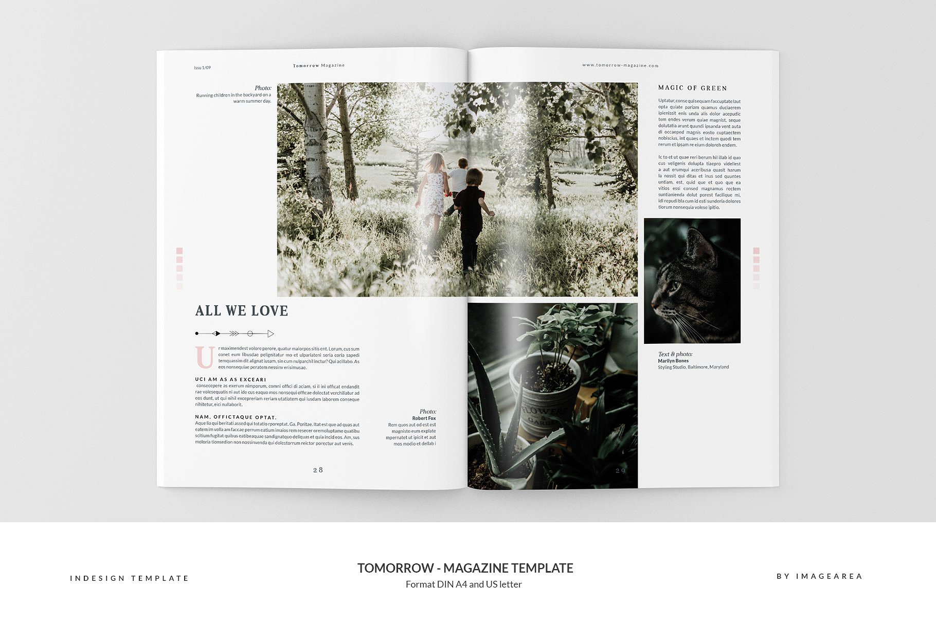 图文并茂排版优秀的专业杂志模板 Tomorrow – Magazine Template插图(15)