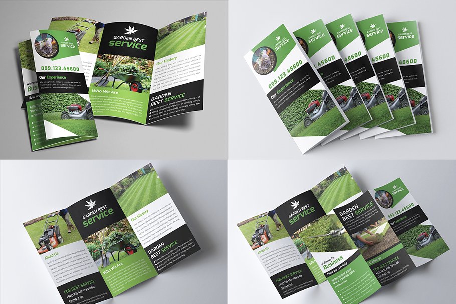 超级三折小册子模板合集 Trifold Brochure Big Bundle插图(26)
