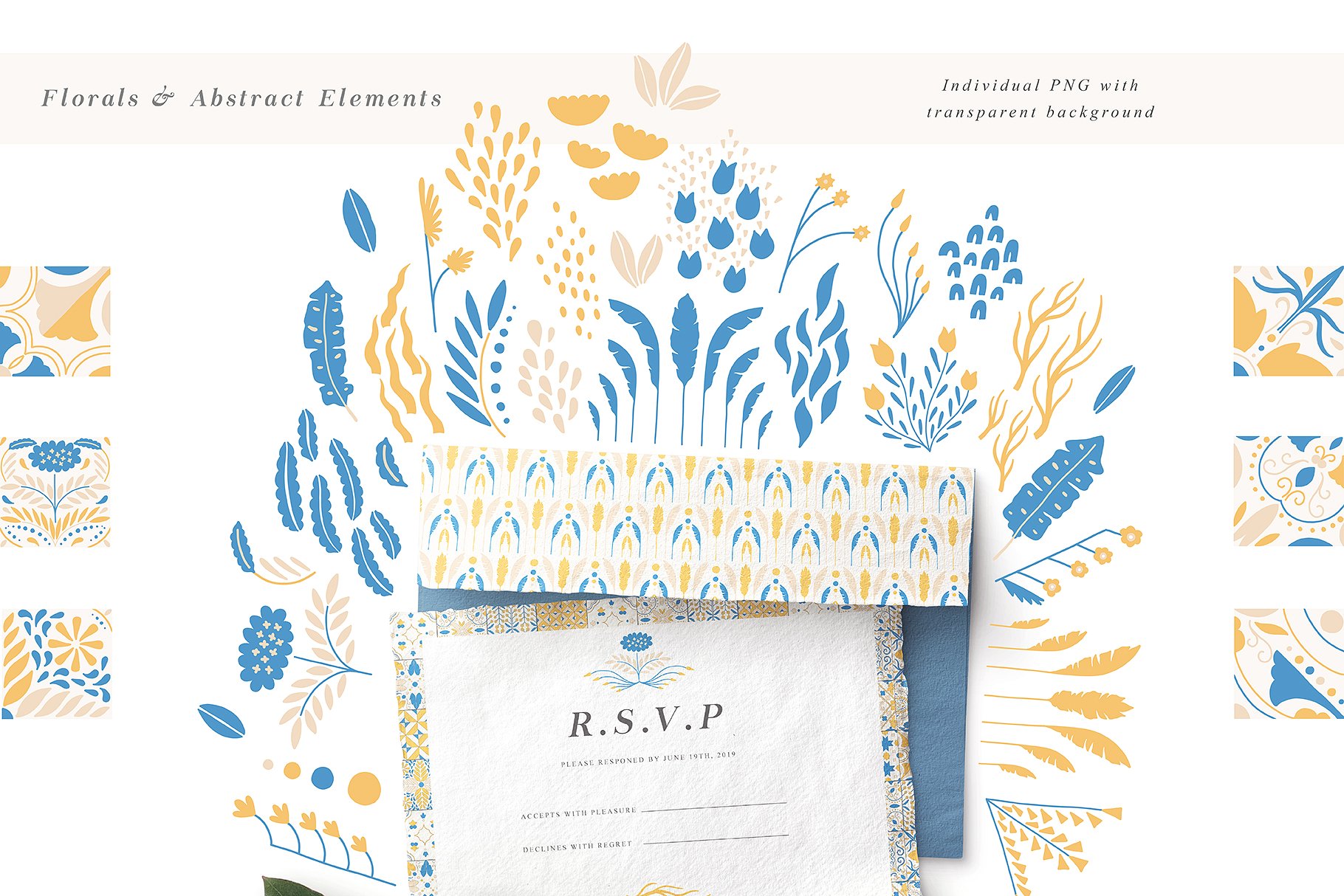 梦幻手绘复古花式纹理 South Dream Hand Painted Collection插图(5)