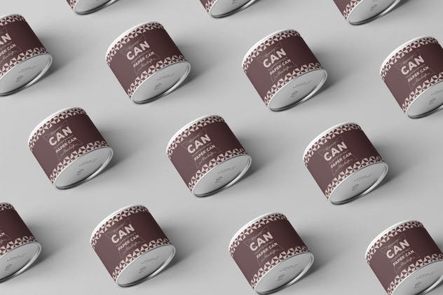 食品罐头外观设计样机 Paper Can Mock-up插图(6)