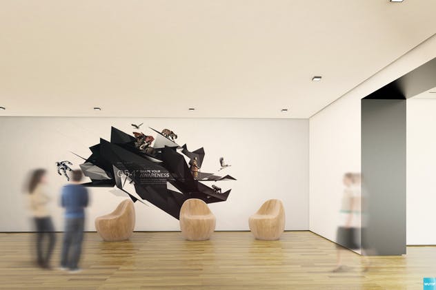 橱窗海报＆艺术墙画框样机 Poster and Art Wall Mockups插图(8)