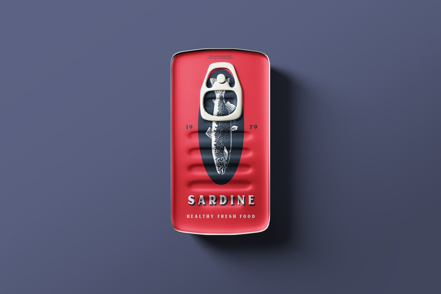 方形食品罐头包装外观设计素材库精选 Food Tin Can Mockups插图(2)