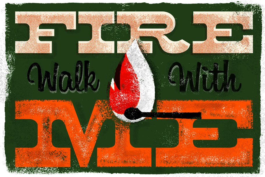 85款颗粒&半色调墨水纹理 85 Ink Textures插图(8)