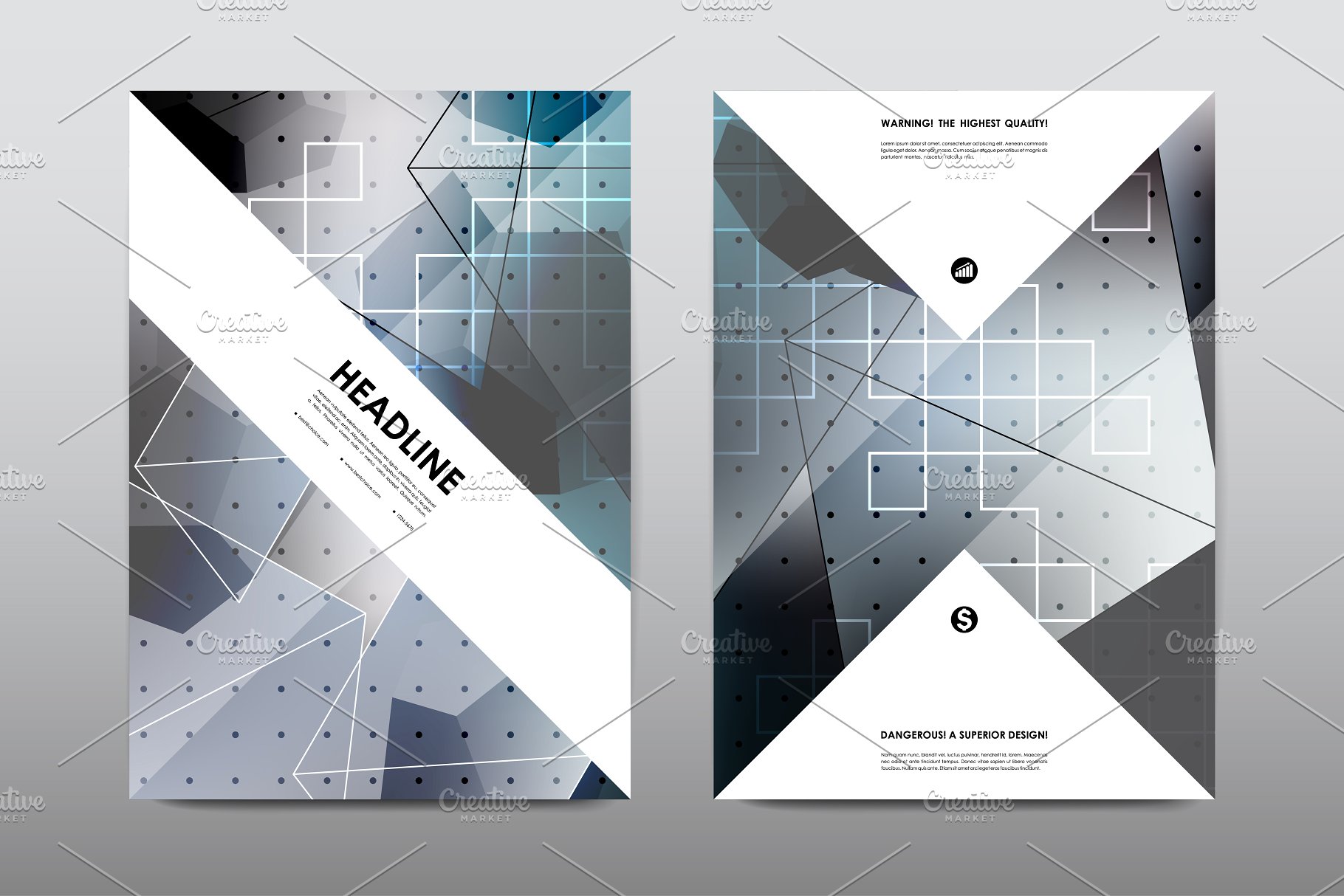 极力推荐：50+企业商业介绍宣传小册子模板 50+ Business Brochures Bundle插图(17)