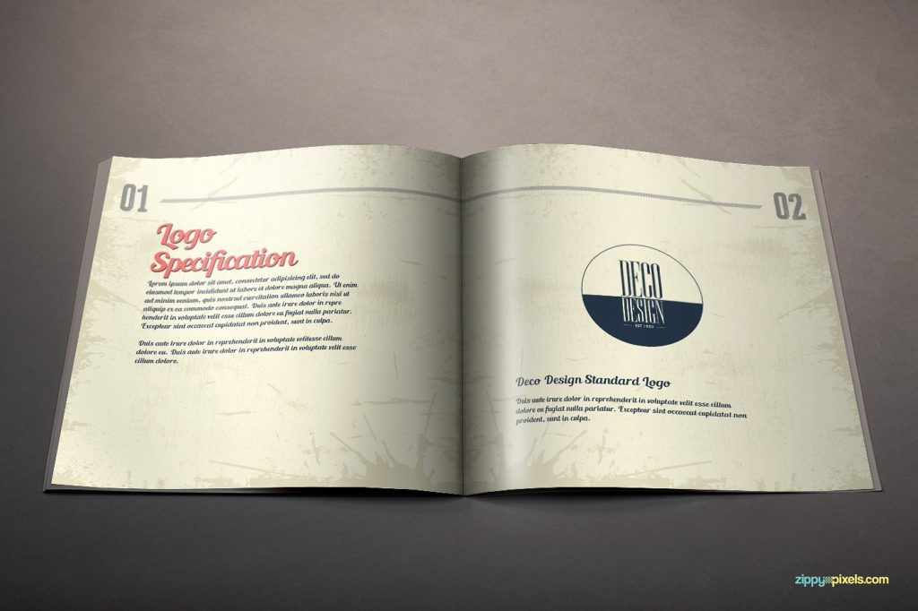 一款复古风画册模版下载[ai,indd,pdf]插图(7)