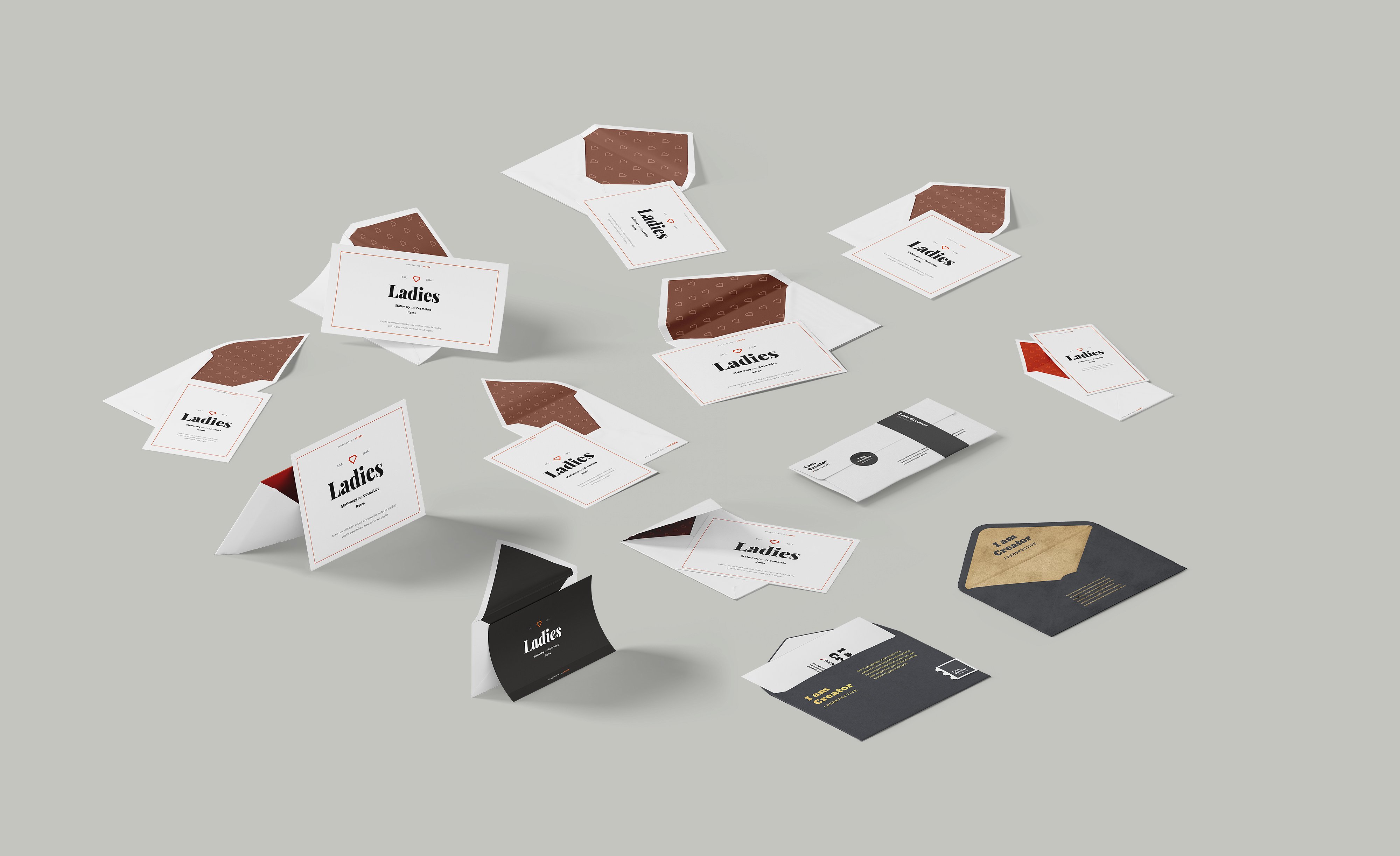 8.3GB超容量女性小物样机素材 Girly Stationery Mockup Creator（高清实物元素+场景样机）插图(38)