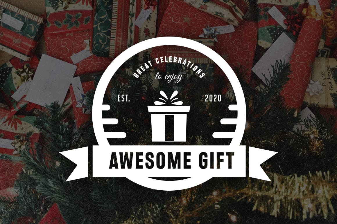 12款复古风格Logo＆徽章设计模板v02 12 Vintage Logos & Badges V2插图(4)