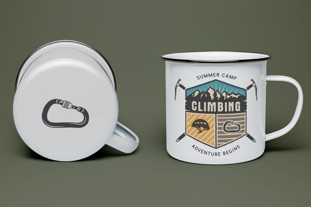 复古旅行/徒步户外运动俱乐部Logo设计模板 Travel Retro Badge / Vintage Climbing Logo Patch插图(3)