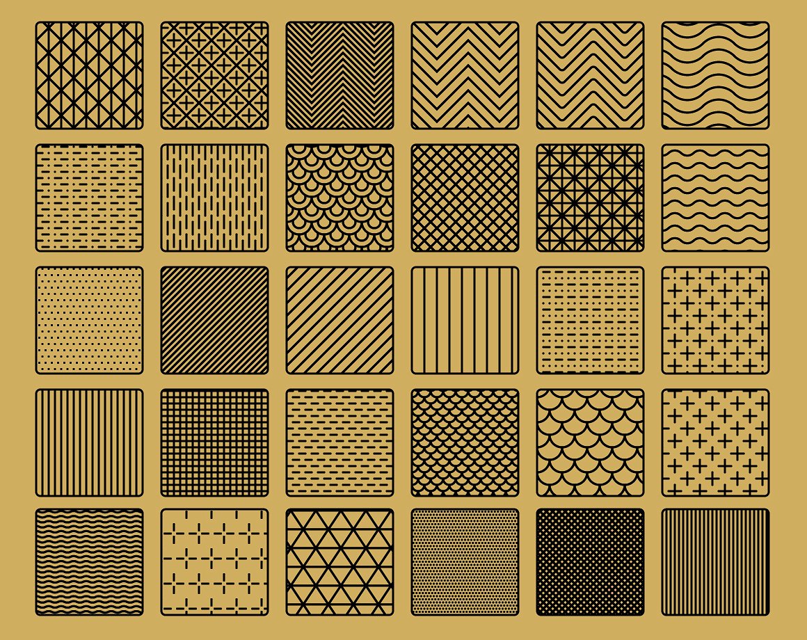 实验室物品线条图形AI笔刷&纹理 Single Weight Line Art Lab插图(20)