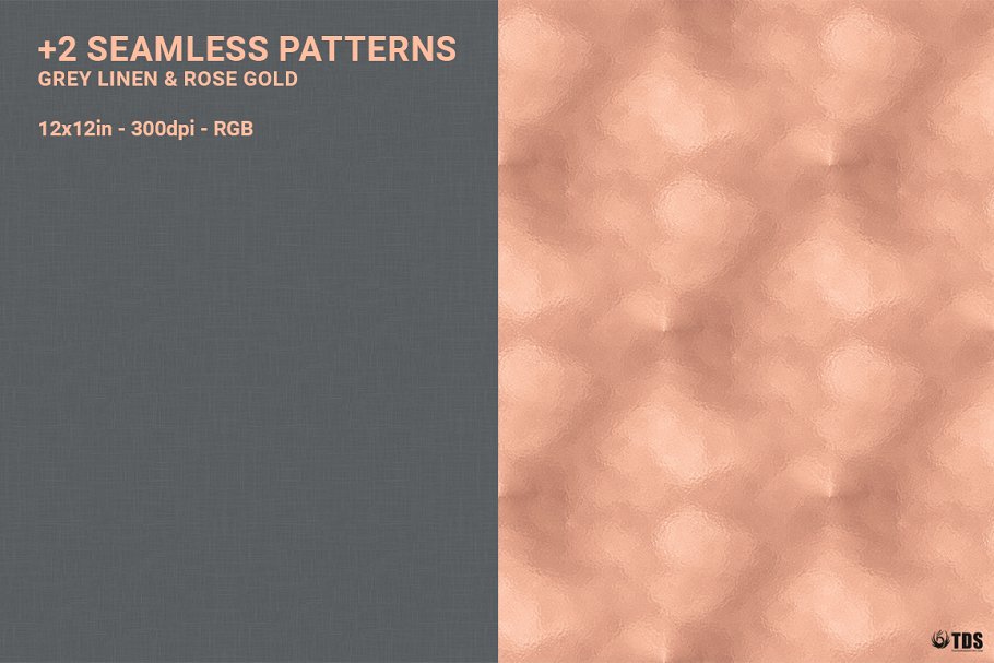 玫瑰金企业品牌标识文具套装PSD模板 Rose Gold Corporate Identity PSD插图(8)