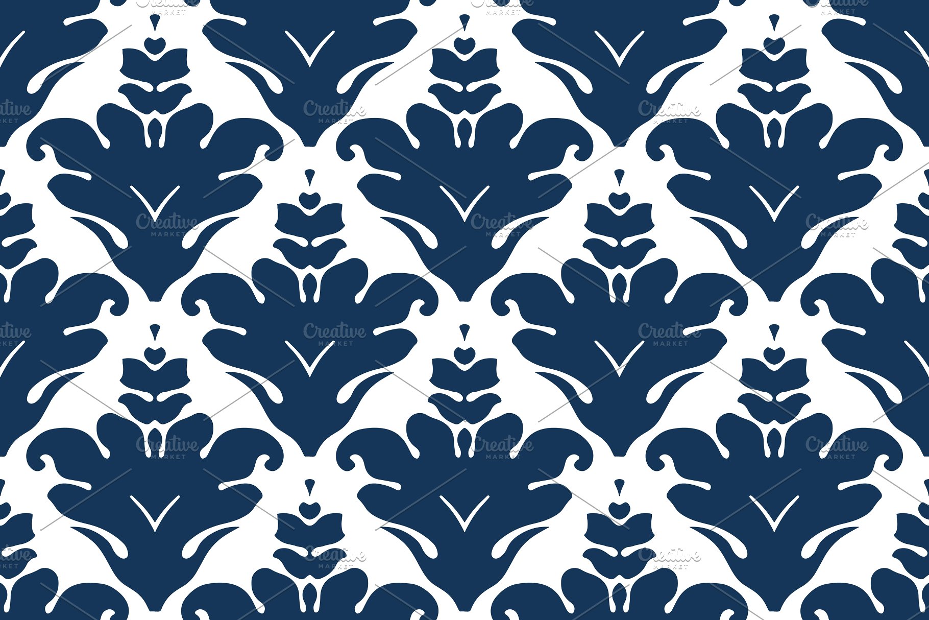 60种颜色1440种锦缎图案纹理[3GB] 1,440 Damask Patterns in 60 Colors插图(21)