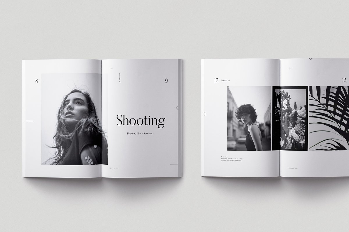 Mod时尚摄影作品图册设计模板插图(10)