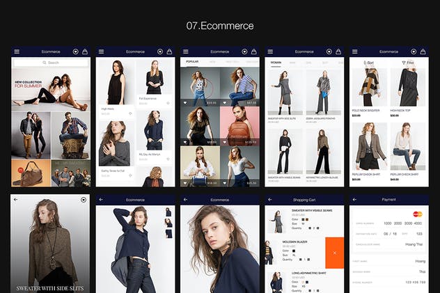 APP项目设计快速启动UI套件 Hexagon Mobile UI Kit插图(7)