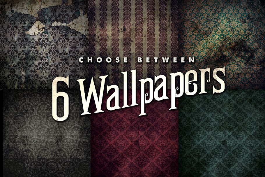 古董风格画框样机套装 Antique Frame Mockup Kit插图(2)