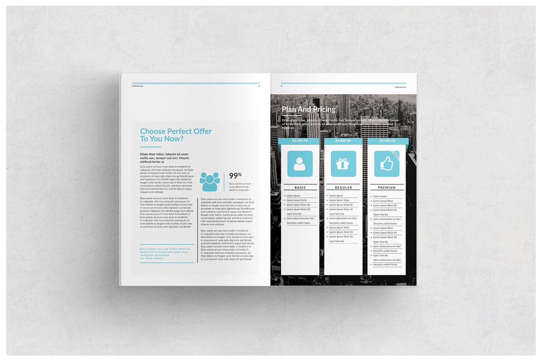 科技创业公司企宣画册模板 Proposal插图(4)