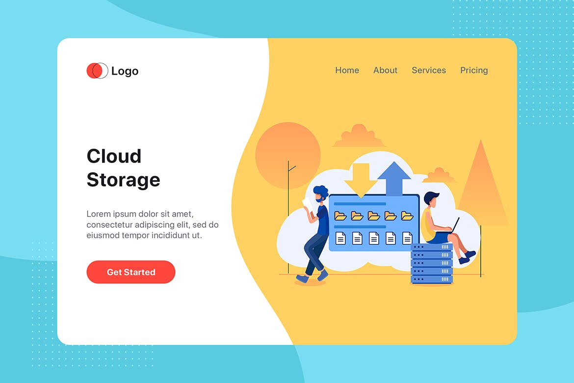 商业科技技术矢量插画设计素材包v13 [Part 13] Business Technology Illustration Set插图(3)