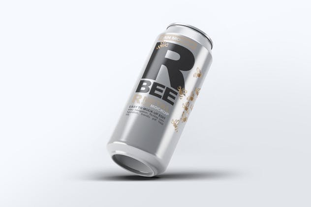 啤酒易拉罐外观包装设计样机模板 Beer Can Mock-Up插图(7)