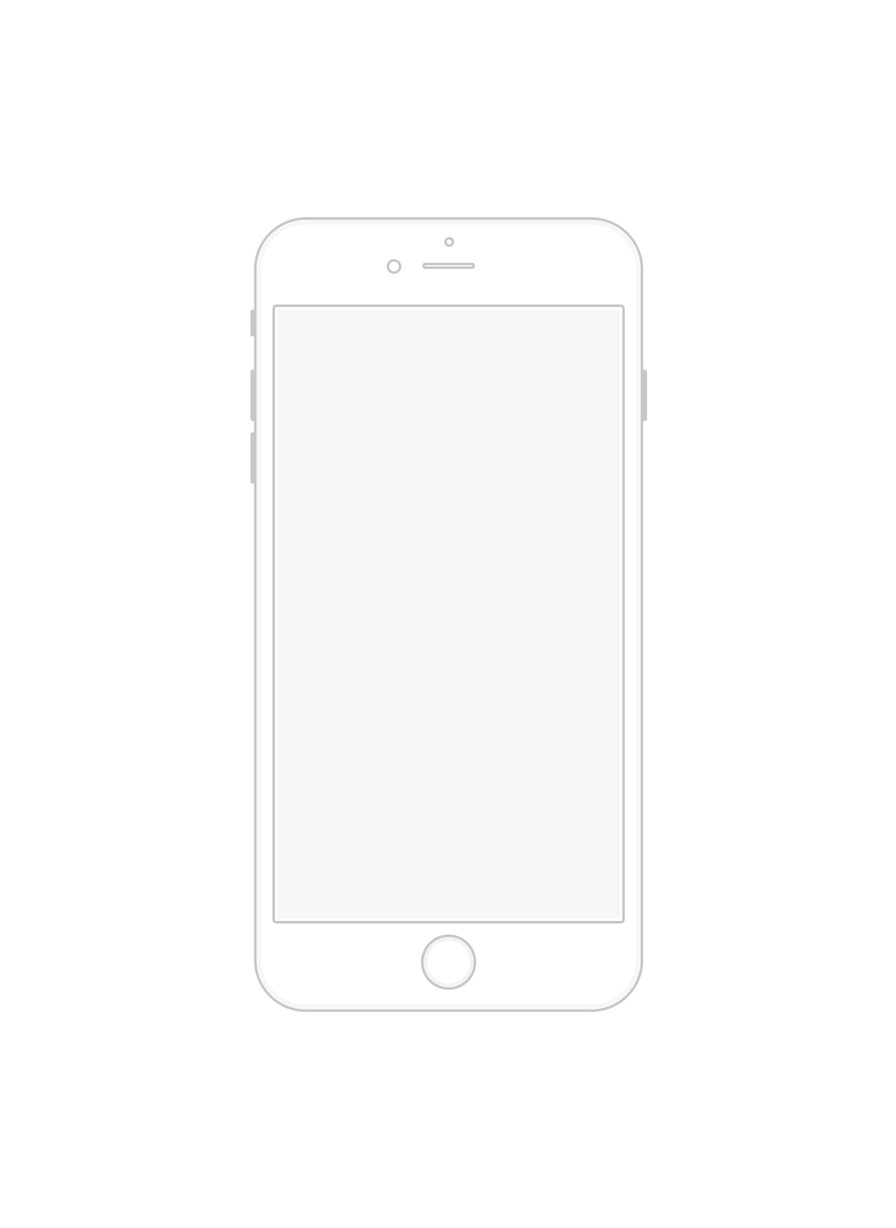 Minimal iPhone 6 Wireframe