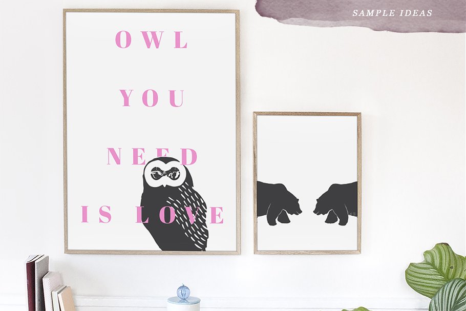 林地和冬季矢量图形 Woodlands & Winter Vector Graphics插图(5)