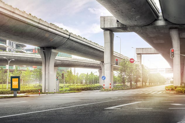 小货车＆汽车车身广告设计效果图样机素材库精选模板 Van & Car Mock-Ups (2 PSD)插图(1)