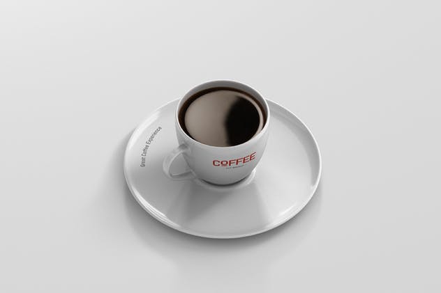 逼真咖啡杯马克杯样机模板 Coffee Cup Mockup插图(9)