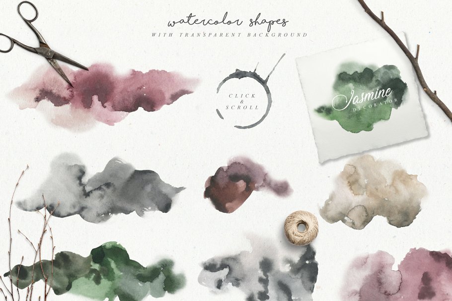 女性水彩花卉插画设计套装 Her Flowers Pro插图(6)