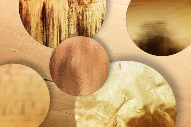 50个超有质感高分辨率金色闪光箔纸纹理素材 50 Gold Textures插图(6)