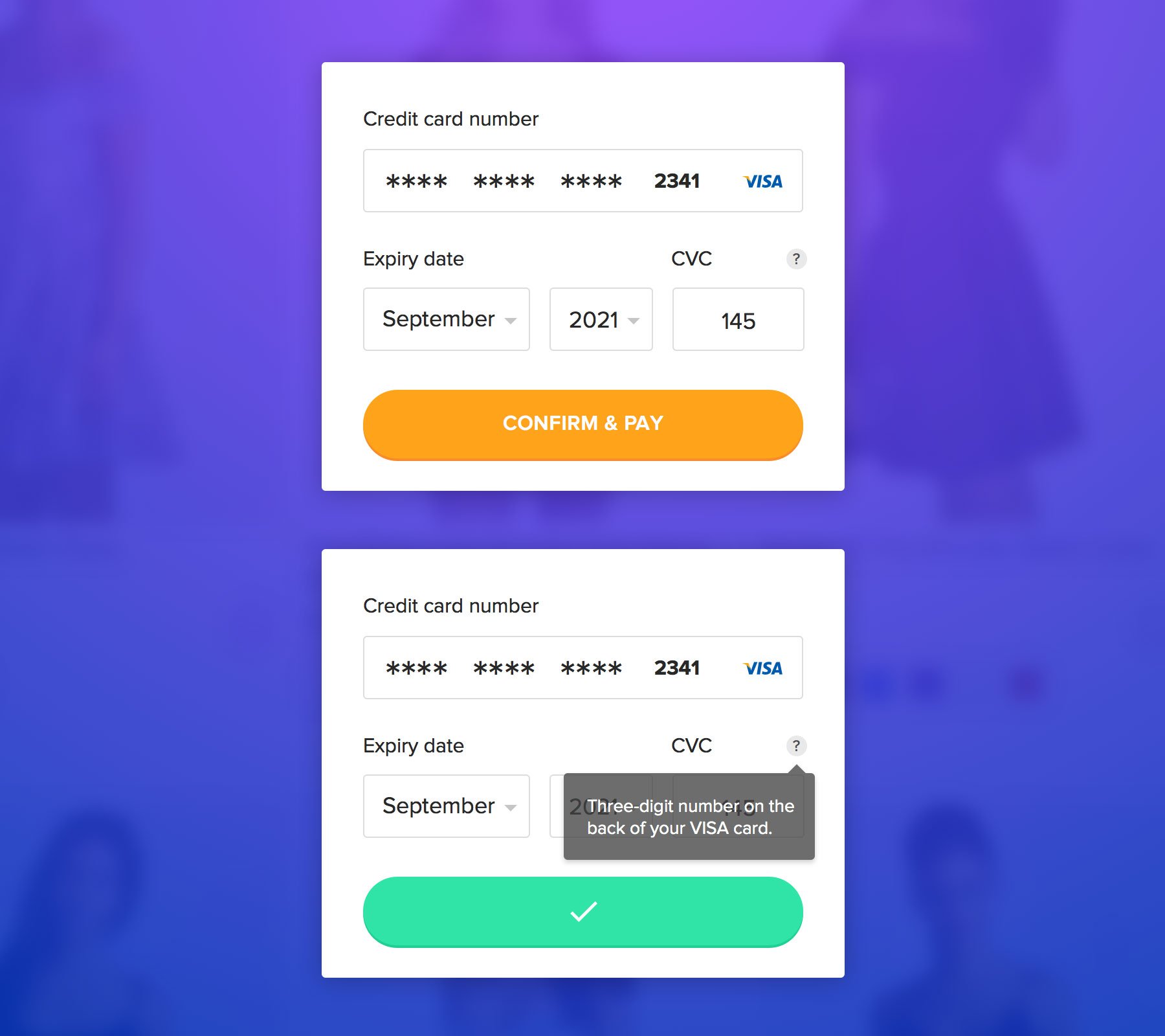 Credit Card Checkout