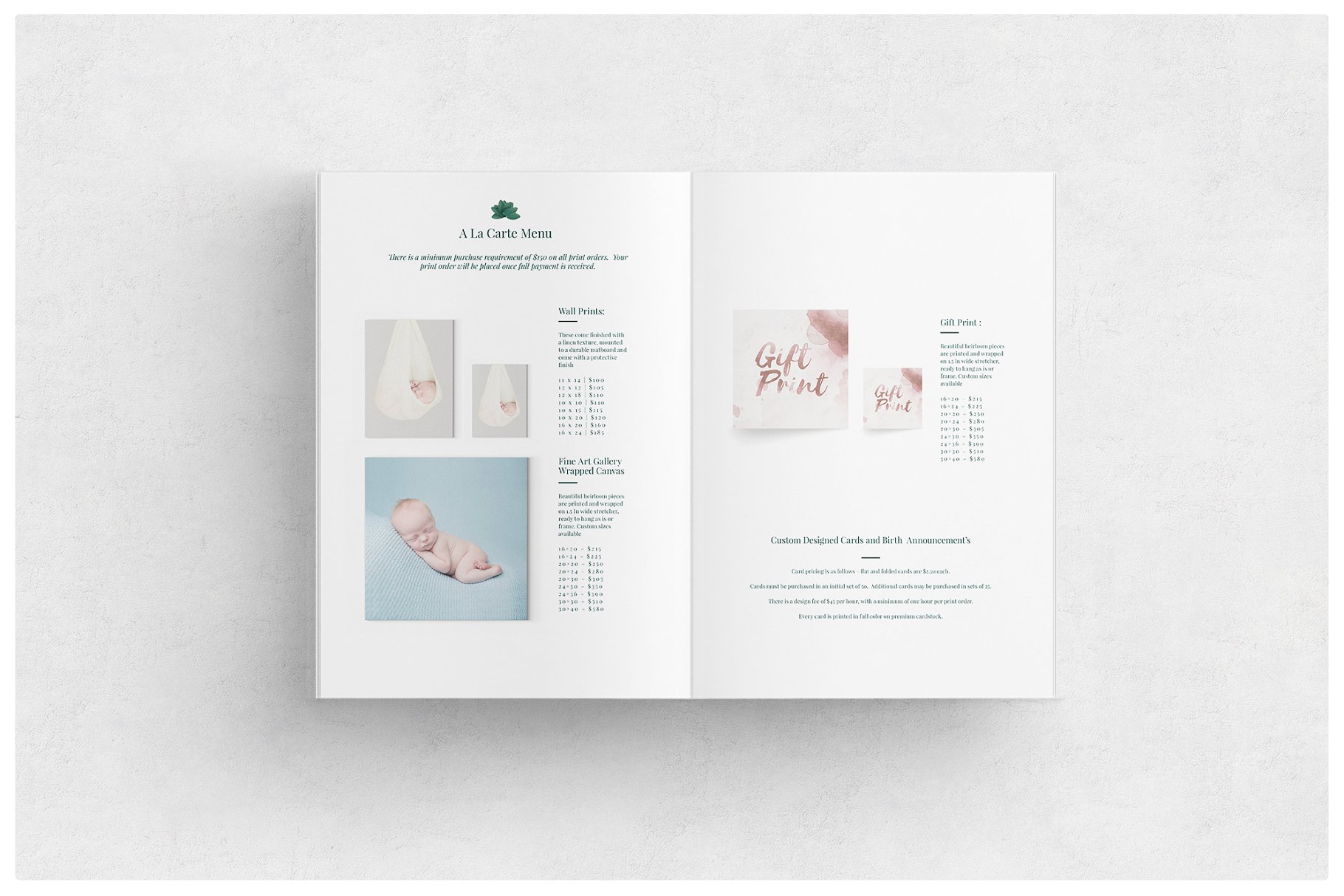 新生儿摄影育儿主题杂志模板 Newborn Photography Magazine插图(5)