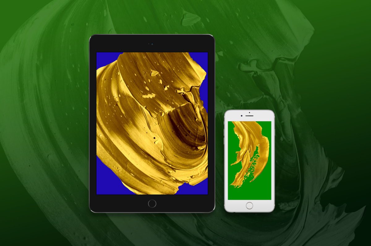 创意抽象纹理系列：金黄色颜料抽象纹理 Golden Paint插图(3)