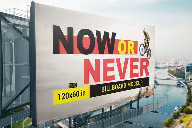 城市路边巨幅广告牌样机Vol.2 Billboard Mockups 02插图(1)