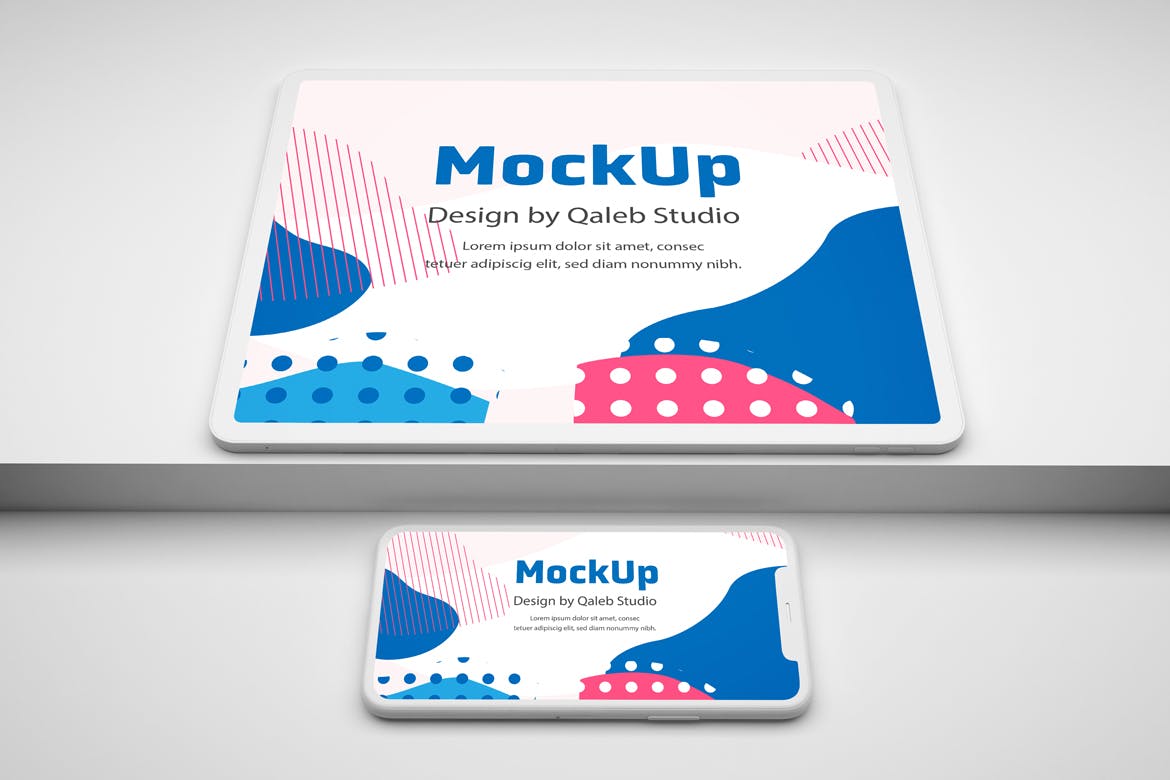 简约风格iPhone 11&iPad Pro屏幕界面预览素材库精选样机 Clean iPhone 11 & iPad Pro插图(7)