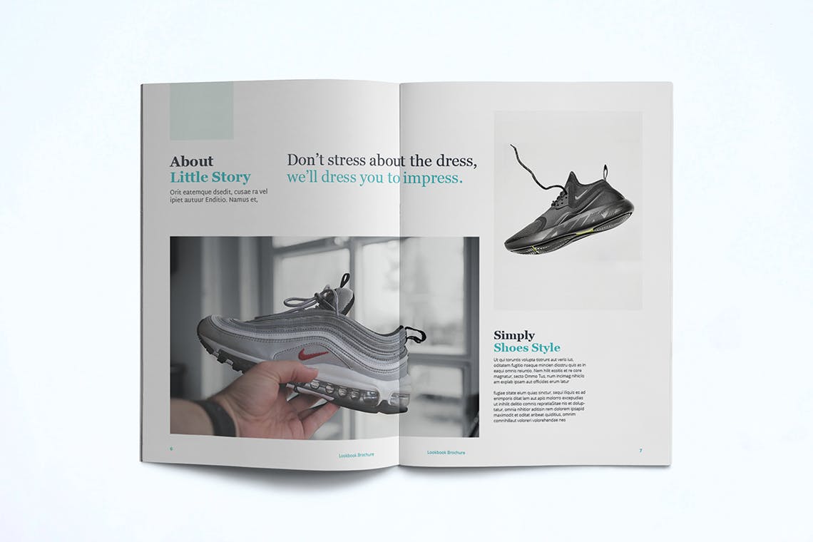 时尚服饰品牌产品目录素材库精选Lookbook设计模板 Lookbook Template插图(6)
